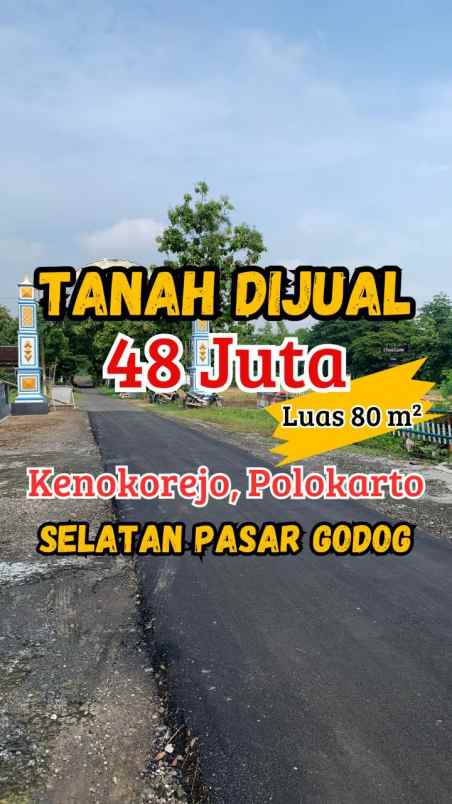 tanah murah kenokorejo polokarto
