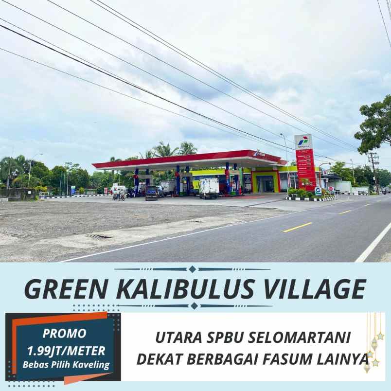 tanah pekarangan 200 meter dari jl raya pakem kalasan