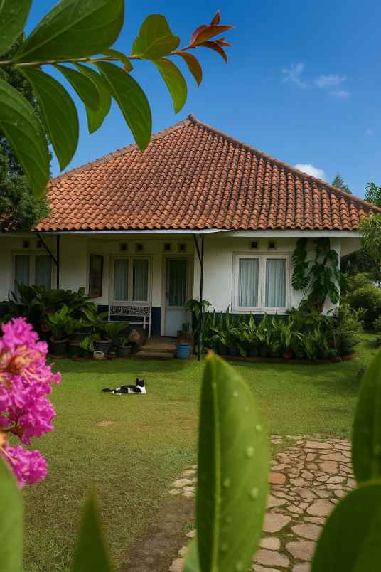 villa estetik gaya belanda di lembang