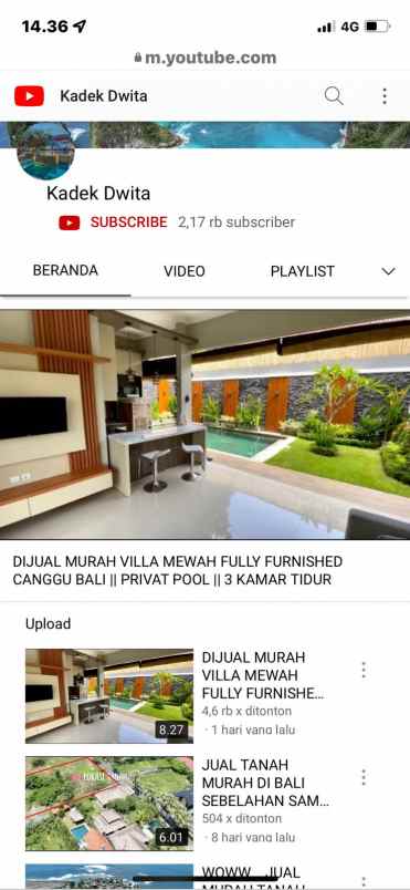 villa jalan tegal sari