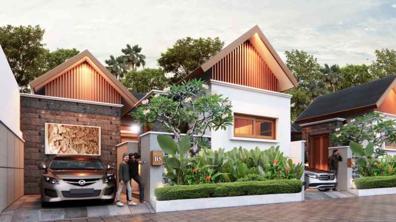villa modern di nusadua dekat bali national golf club