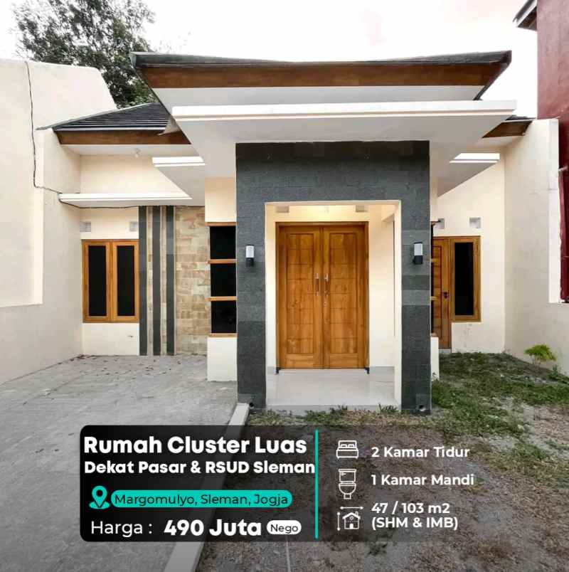 cluster murah dekat pasar rsud sleman jogja