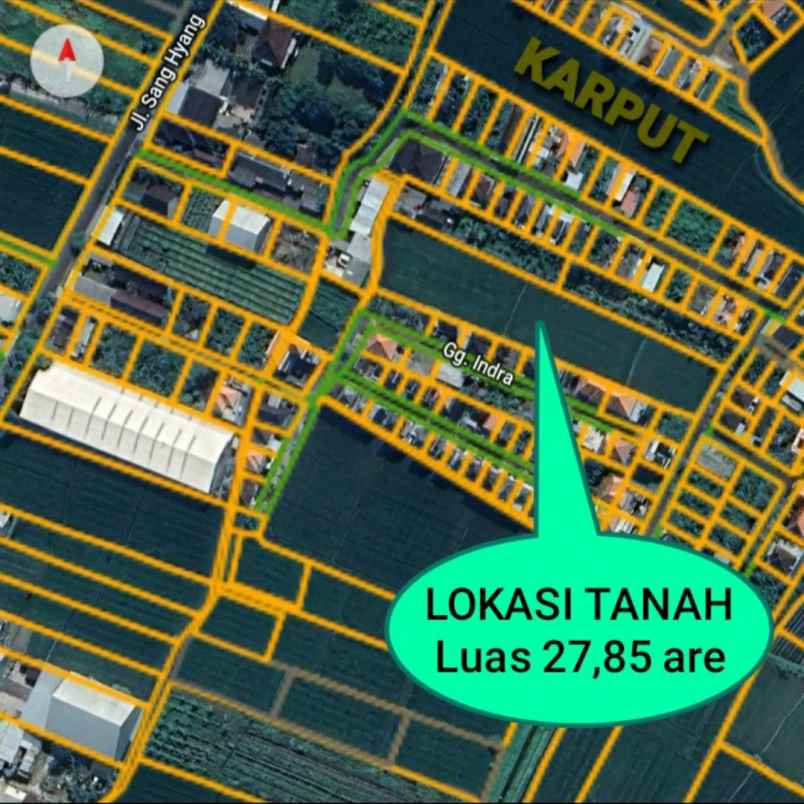 dijual 1 are jl sanghyang gg indra buduk mengwi