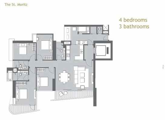 dijual apartemen apartemen st moritz tower