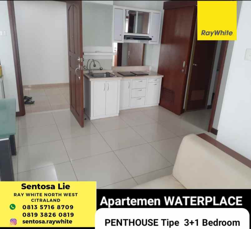 dijual apartemen waterplace residence