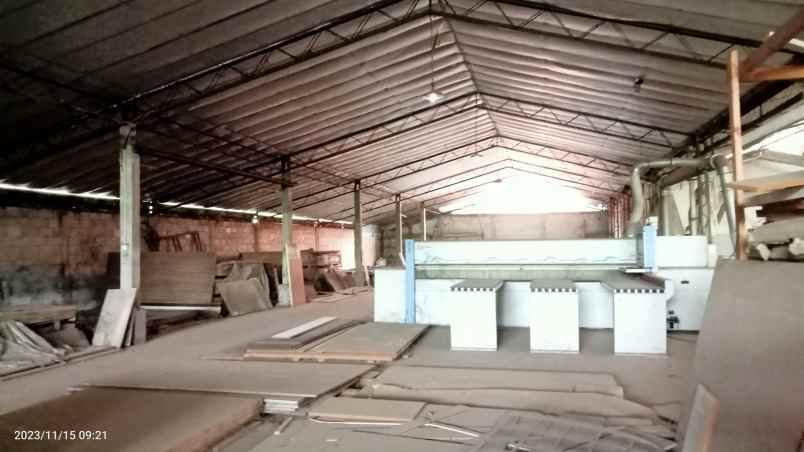 dijual gudang 3605 m2 rawalumbu kota bekasi