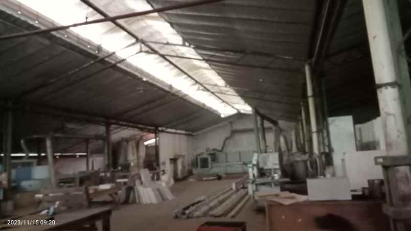 dijual gudang 3605 m2 rawalumbu kota bekasi