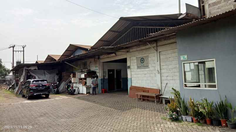 dijual gudang 3605 m2 rawalumbu kota bekasi