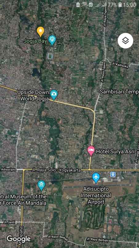 dijual hotel jl ringroad utara maguwo