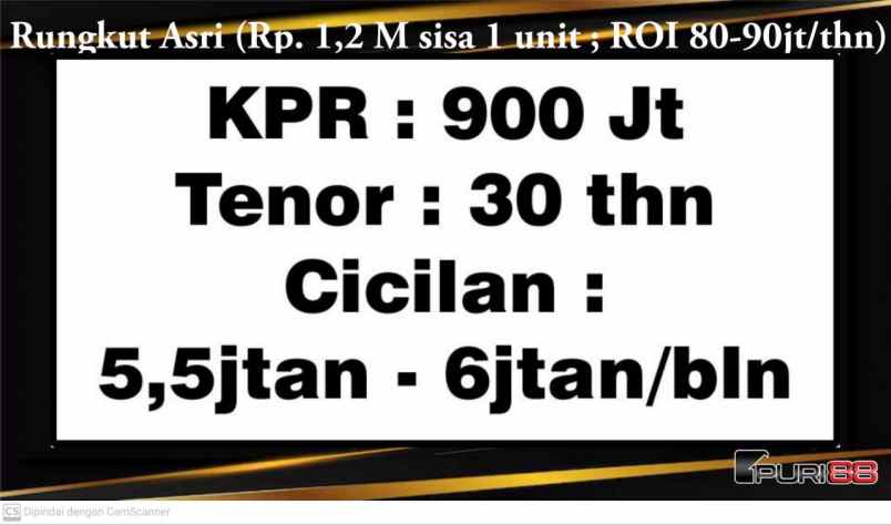 dijual kost rungkut asri