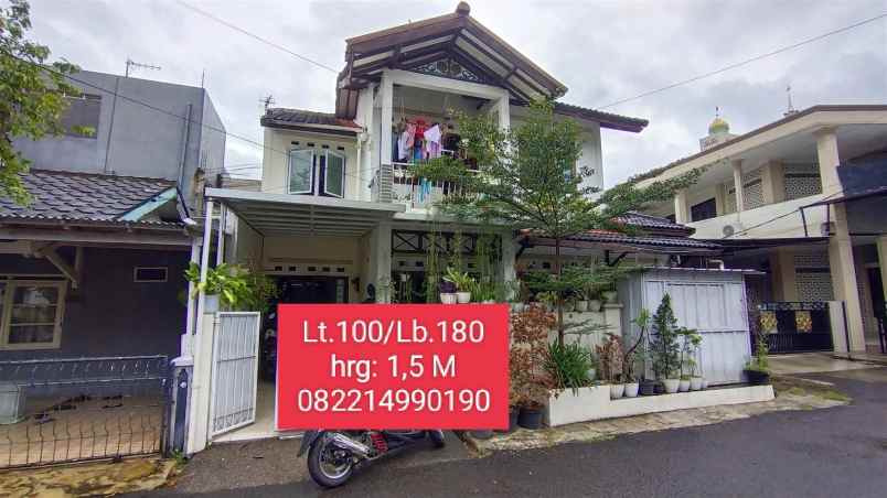 dijual murah rumah hook siap huni di margahayu raya