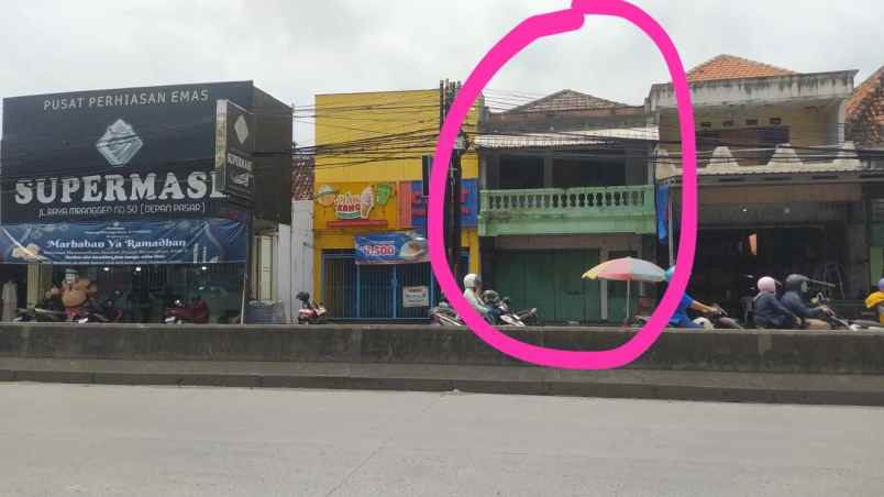 dijual ruko di jl raya smg pwd mranggen demak