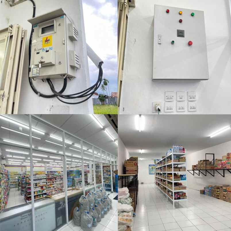 dijual ruko gudang kantor jalan besar hamparan perak