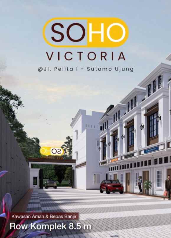 dijual ruko gudang kantor jalan pelita 1 sutomo