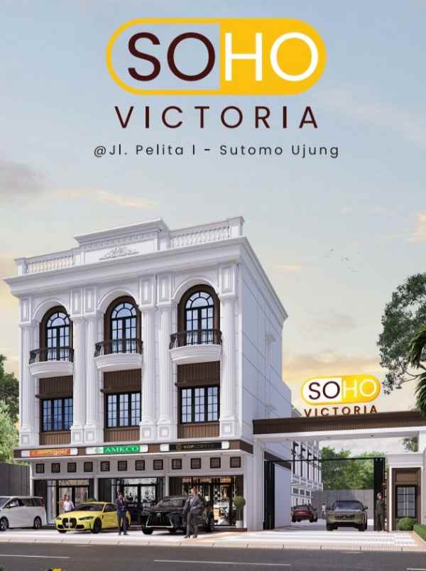 dijual ruko gudang kantor jalan pelita 1 sutomo