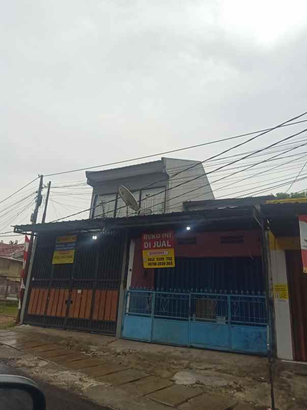 dijual ruko gudang kantor jalan raya munjul