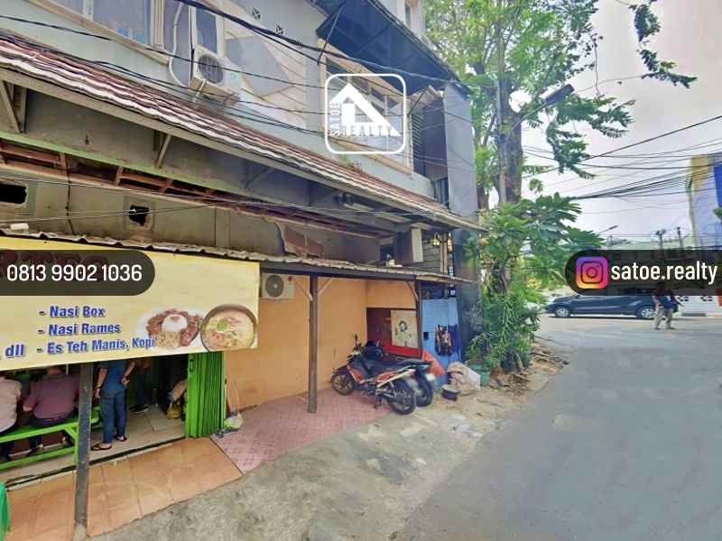 dijual ruko gudang kantor jl sultan iskandar muda