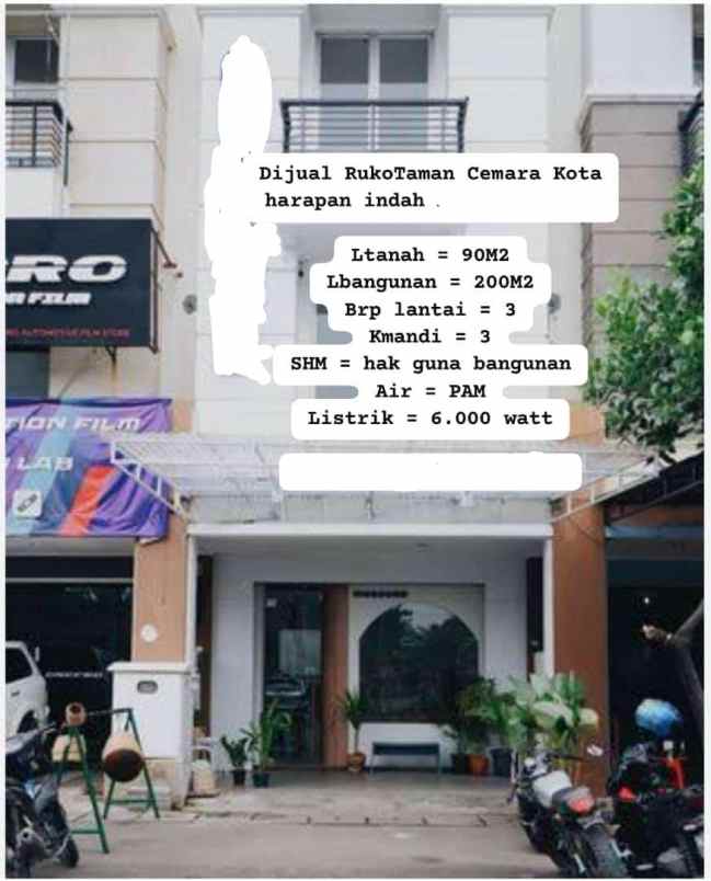 dijual ruko gudang kantor ruko taman cemara