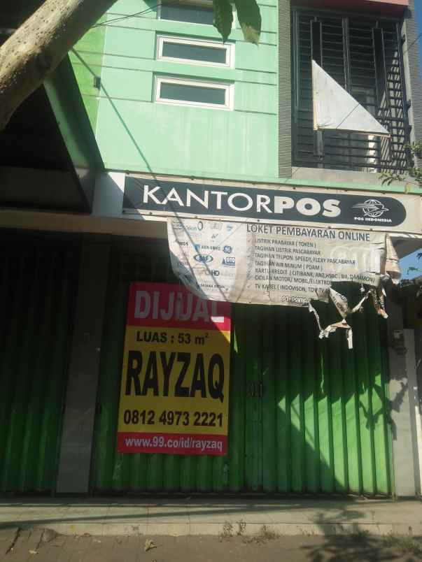 dijual ruko gudang kantor tepi jalan ki hajar