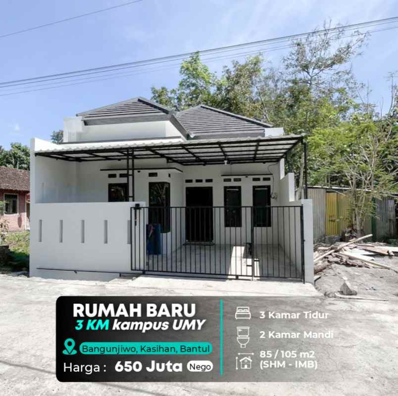 dijual rumah 2 km ringroad