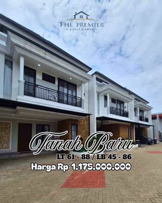dijual rumah american classic di beji depok