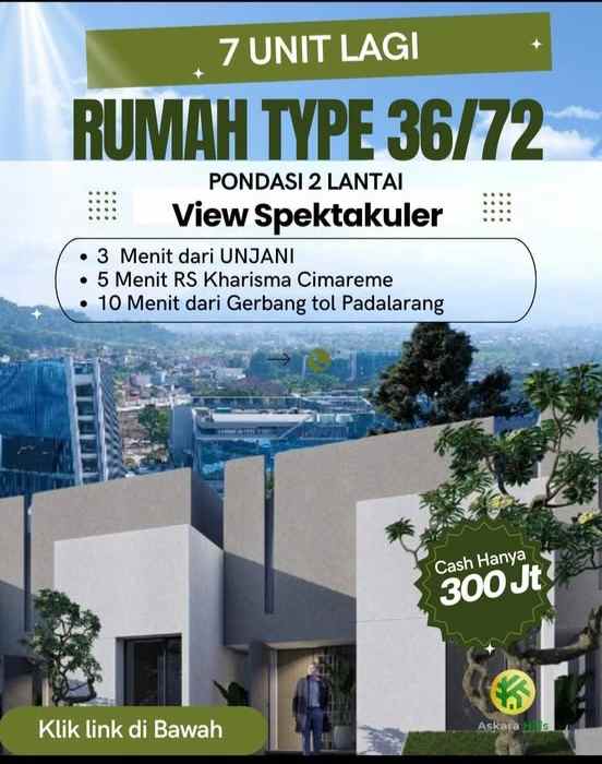dijual rumah baru 5 menit ke alun alun kota cimahi