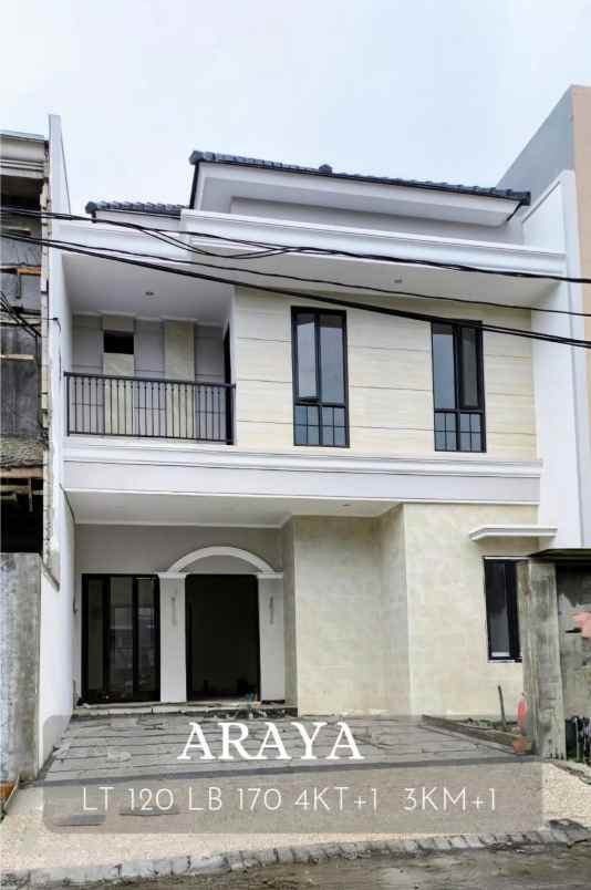 dijual rumah galaxy bumi permai araya