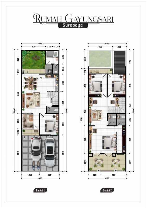 dijual rumah gayungsari