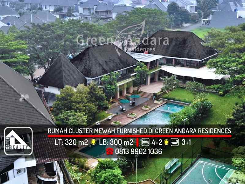 dijual rumah green andara residences