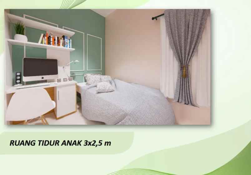 dijual rumah green river park