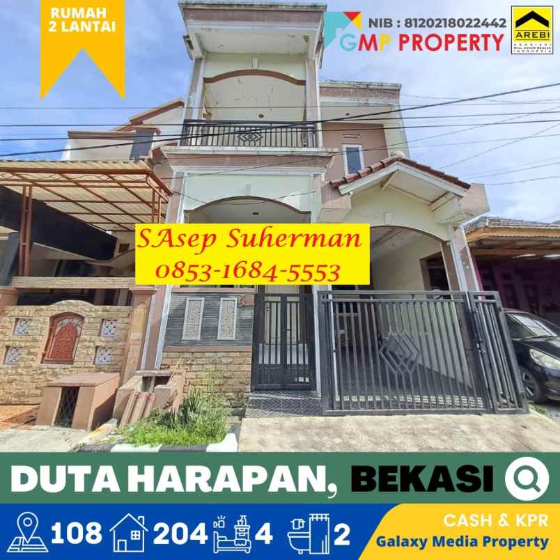dijual rumah harapab duta bekasi utara