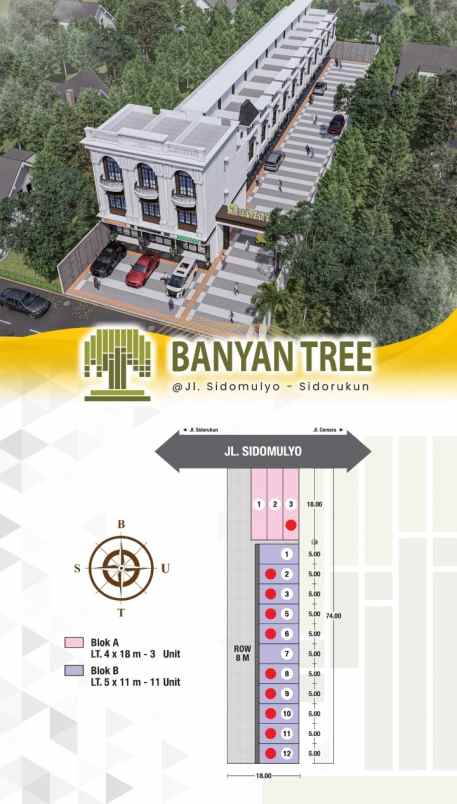 dijual rumah jalan sidomulyo sidorukun