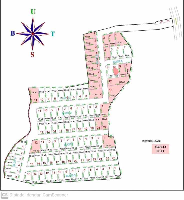 dijual rumah jl h kocen kalimulya