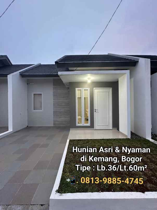 dijual rumah jl kemang kiara kemang bogor