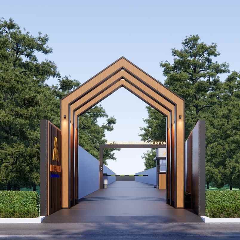 dijual rumah jln lengkong karya serpong