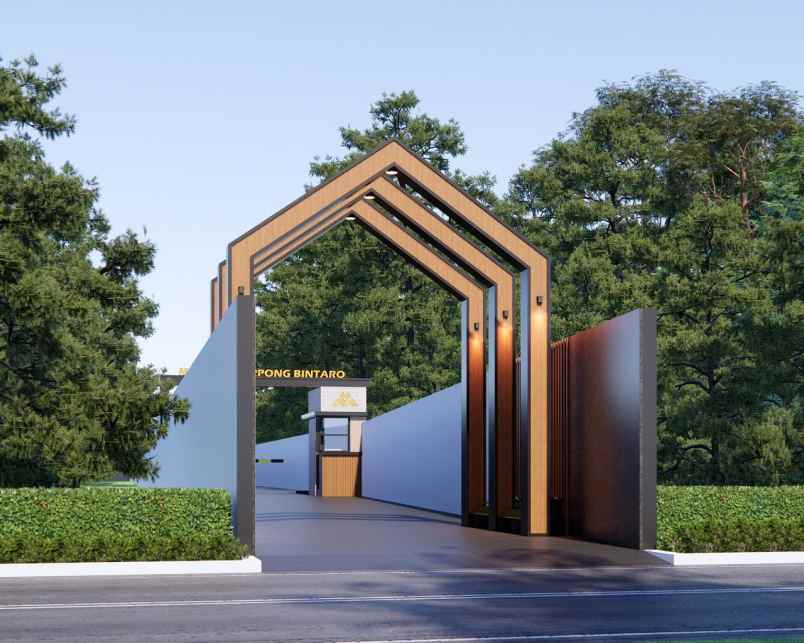 dijual rumah jln lengkong karya serpong