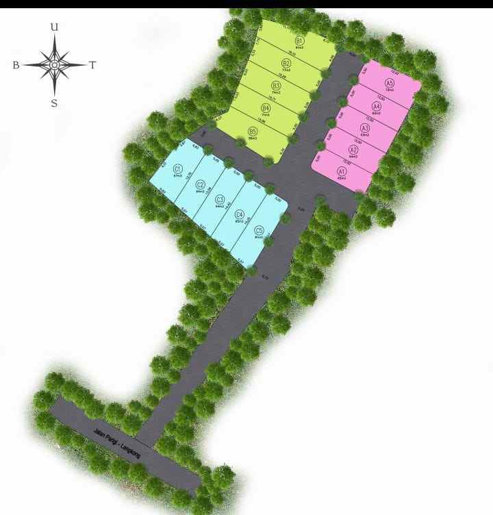 dijual rumah jln lengkong karya serpong