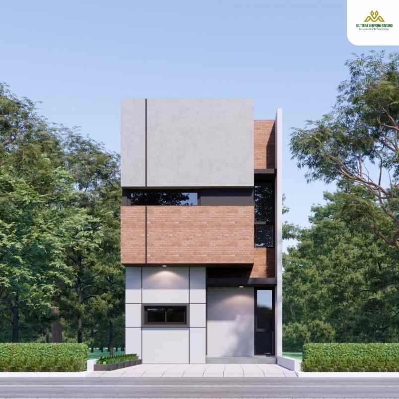 dijual rumah jln lengkong karya serpong