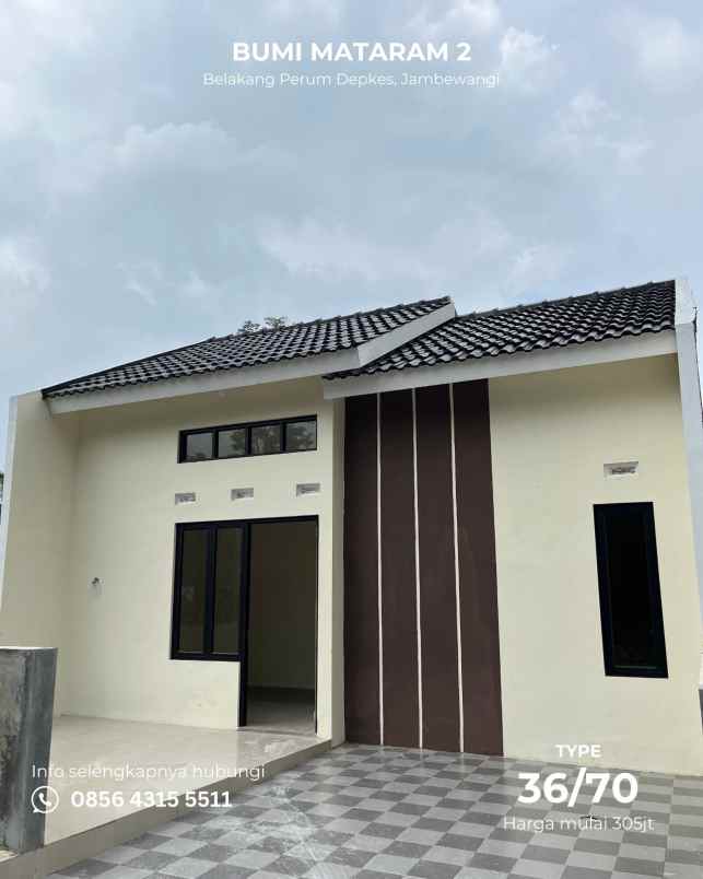 dijual rumah klontong