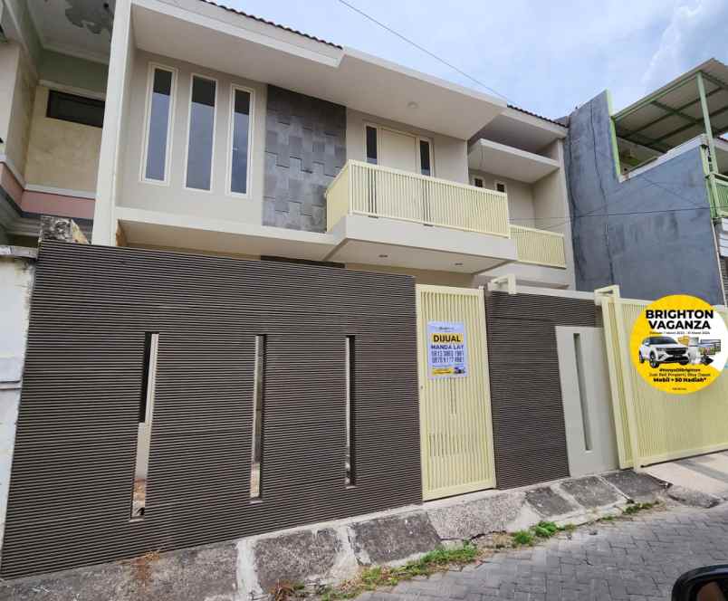 dijual rumah lebak indah