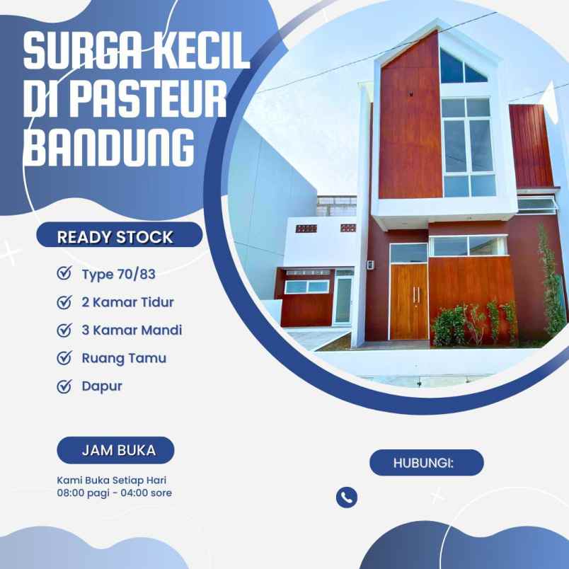 dijual rumah pasteur bandung