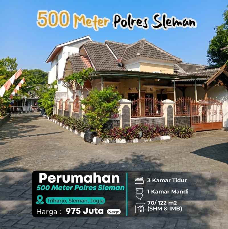 dijual rumah polres sleman
