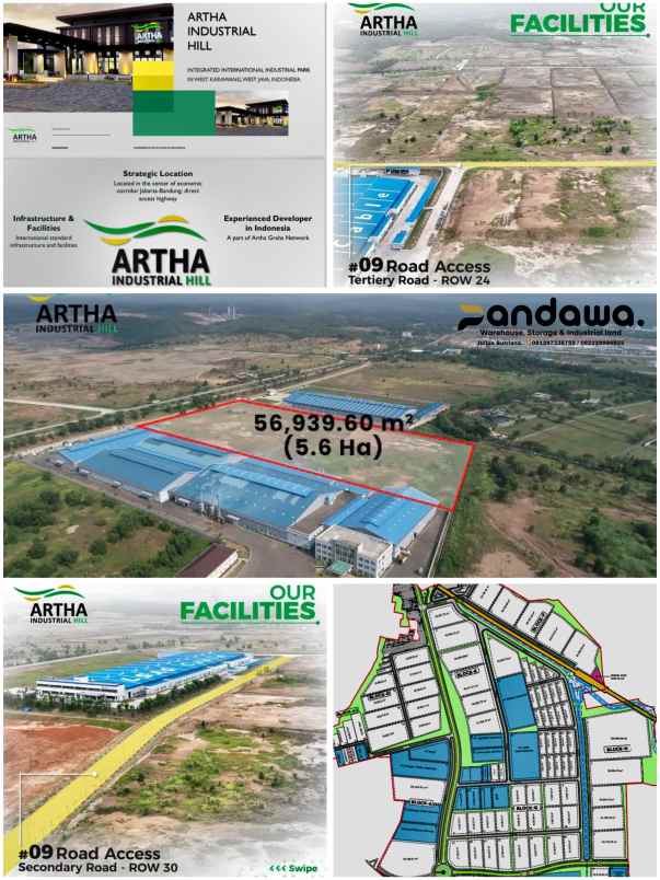 dijual tanah aih artha industrial hill