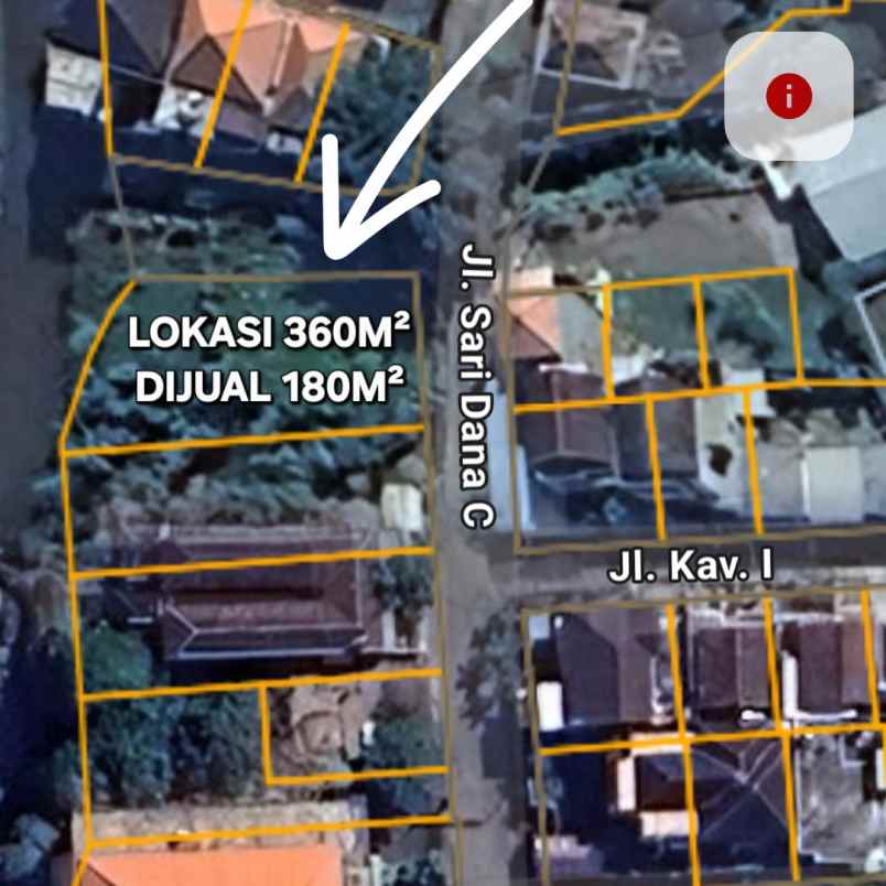 dijual tanah belakang citraland