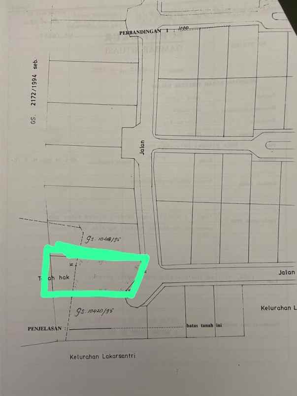 dijual tanah citraland bukit golf