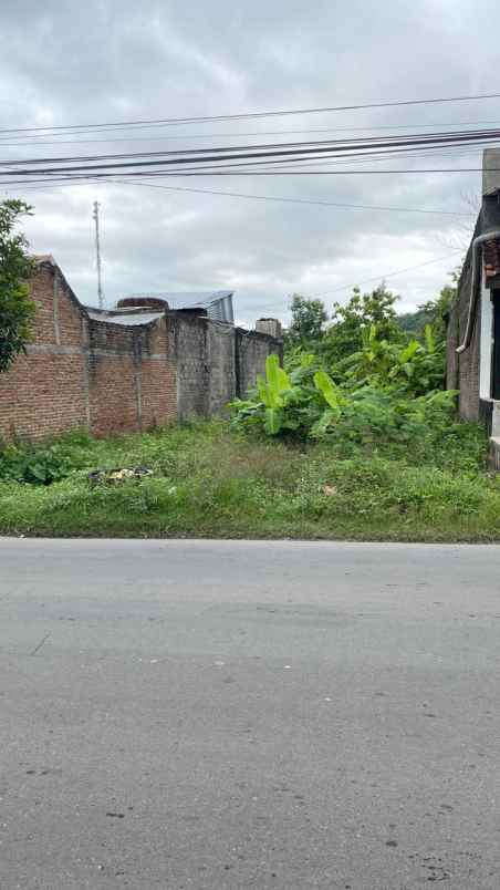 dijual tanah di pinggir jalan utama bayat cawas klaten
