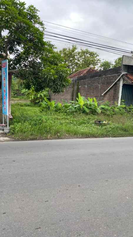 dijual tanah di pinggir jalan utama bayat cawas klaten