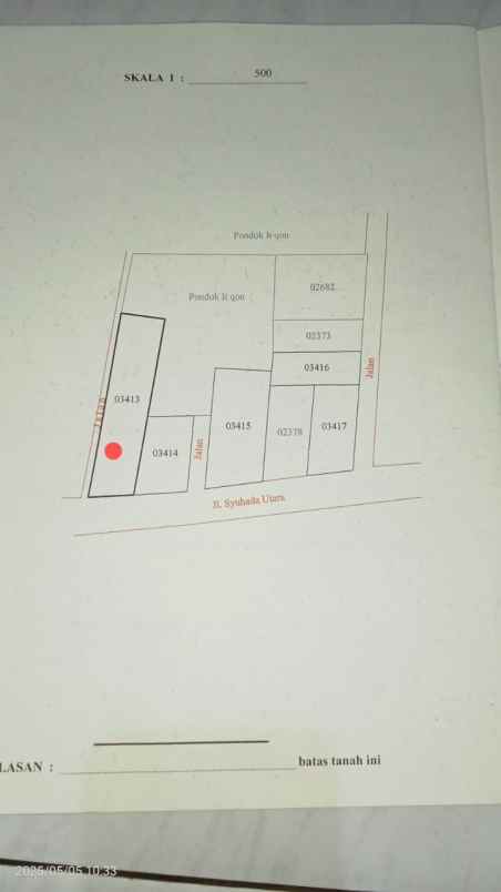 dijual tanah di syuhada tlogosari semarang