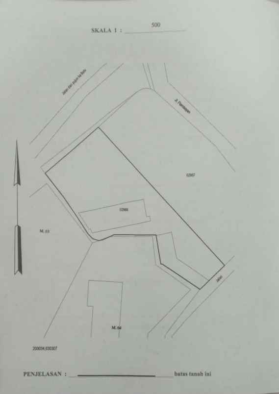 dijual tanah jalan raya songgokerto