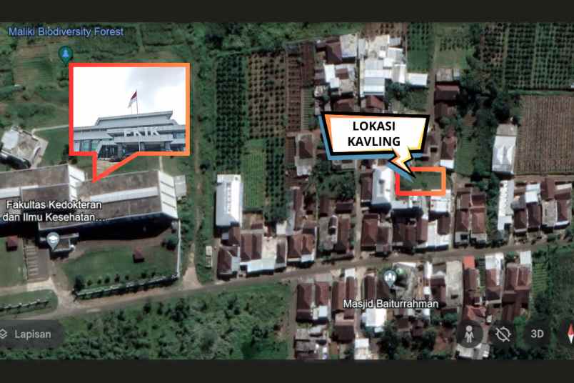 dijual tanah jalan raya sumbersekar